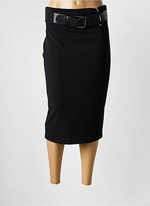 Fustă midi mărime normală negru DANIELA femme