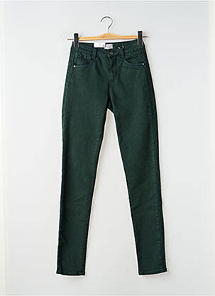 Pantalon slim elasticitate mărime normală verde C'EST BEAU LA VIE femeie