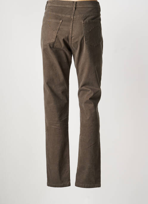 Pantalon drept elasticitate mărime normală verde IMPAQT femme