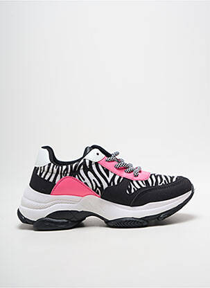 Adidași vârf rotund toc de 4 la 6 cm roz IDEAL SHOES femeie