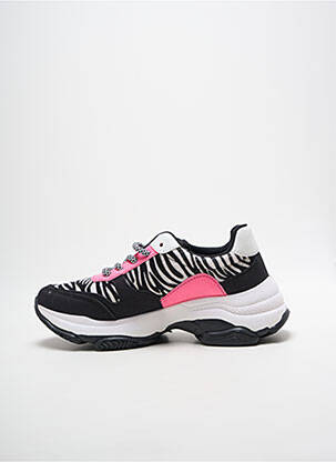 Adidași vârf rotund toc de 4 la 6 cm roz IDEAL SHOES femeie
