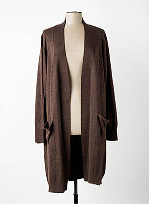 Vestă cu mâneci lungi mâneci lungi maro CISO femme