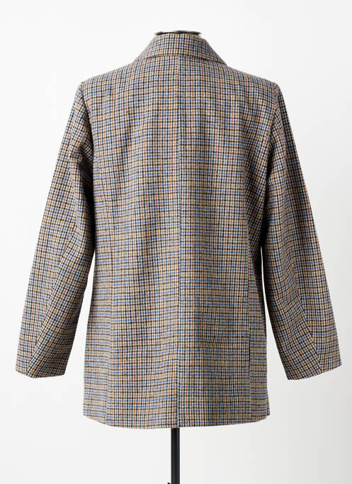 Palton scurt croială dreaptă fără glugă gri CISO femme