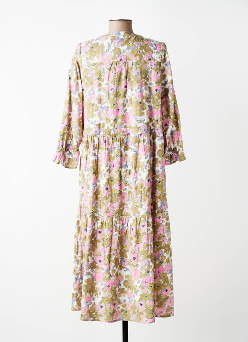 Rochie midi mâneci 3/4 mâneci 3/4 verde JENSEN femme