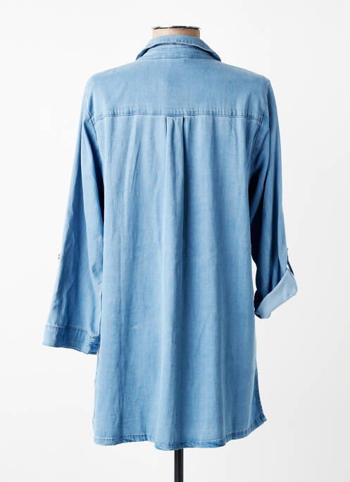 Tunică mâneci lungi guler de bluză albastru CISO femme