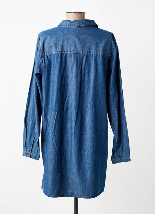 Tunică mâneci lungi guler de bluză albastru CISO femme