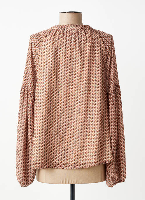 Cămașă imprimeu fantezie mâneci lungi roz C'EST BEAU LA VIE femme