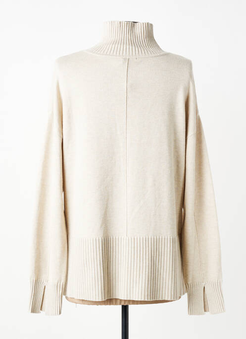 Pulover cu guler înalt mâneci lungi mâneci lungi bej JENSEN femme