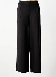 Pantalon drept elasticitate talie înaltă negru ICHI femeie