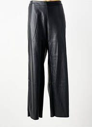 Pantalon drept talie cu cleme mărime normală negru BETTY BARCLAY femme