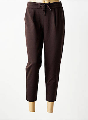 Pantalon 7/8 elasticitate mărime normală maro ICHI femeie