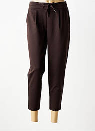 Pantalon 7/8 elasticitate mărime normală maro ICHI femeie