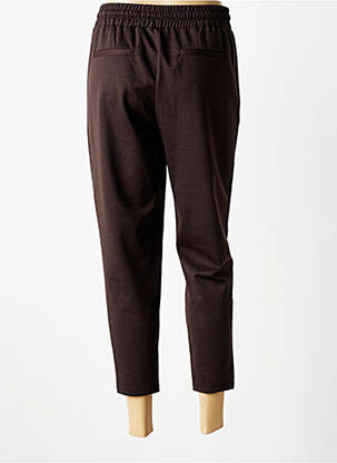 Pantalon 7/8 elasticitate mărime normală maro ICHI femeie