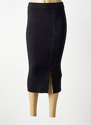 Fustă midi mărime normală negru ICHI femme