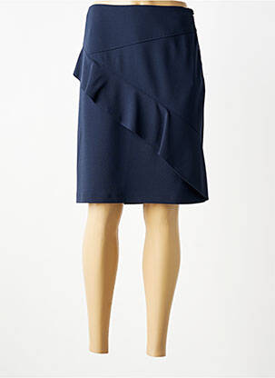 Fustă midi închidere cu fermoar lateral albastru BETTY BARCLAY femme