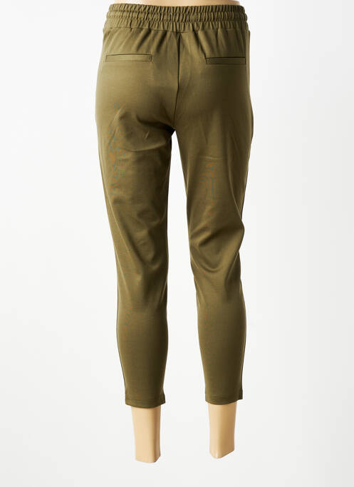 Pantalon 7/8 elasticitate mărime normală verde ICHI femme