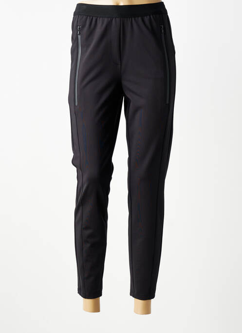 Pantalon 7/8 talie elastică mărime normală negru TUZZI femme