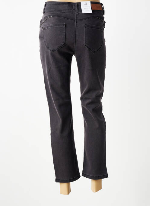 Blugi cu croială dreaptă elasticitate mărime normală negru JULIE GUERLANDE femme