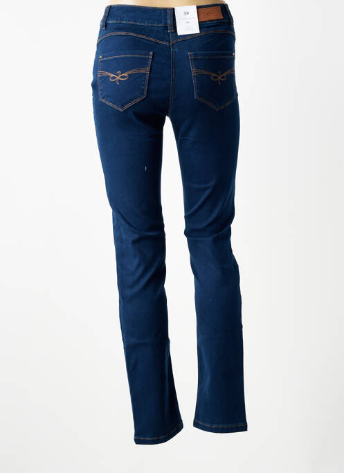 Blugi cu croială slim țesătură brută mărime normală albastru JULIE GUERLANDE femme