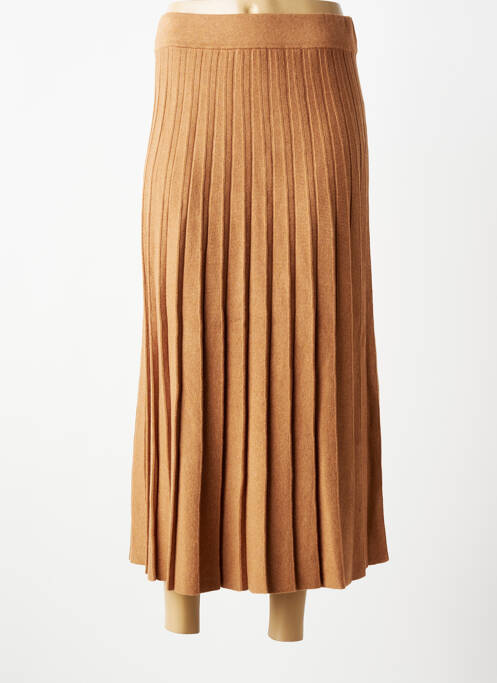 Fustă lungă mărime normală maro MARBLE femme