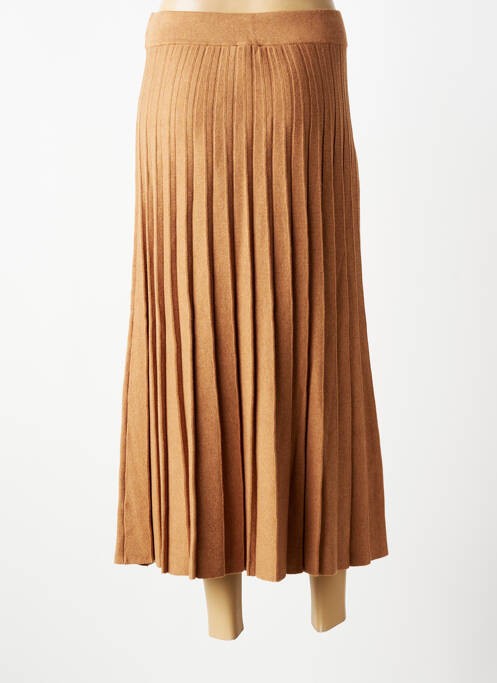 Fustă lungă mărime normală maro MARBLE femme