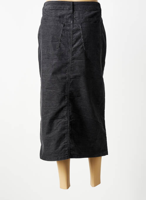 Fustă lungă croială dreaptă negru KAFFE femme