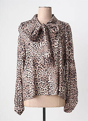 Cămașă țesătură crep mâneci lungi maro TUZZI femme