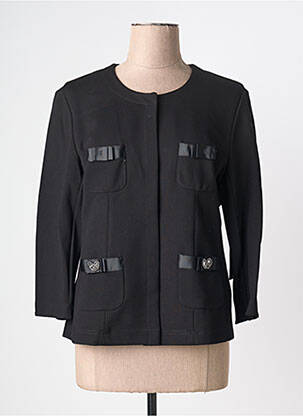 Jachete elegante guler rotund negru BETTY BARCLAY femeie
