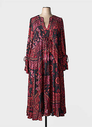 Rochie lungă mâneci lungi mâneci lungi negru JEAN MARC PHILIPPE femme