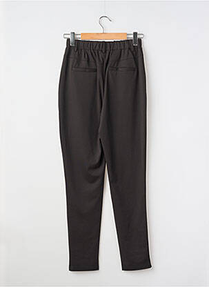 Pantalon drept țesătură poplin mărime normală negru KAFFE femeie