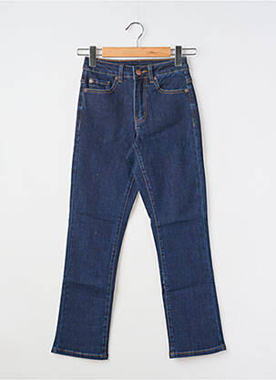 Blugi cu croială slim țesătură brută talie înaltă albastru KAFFE femme