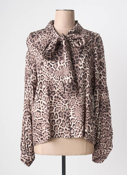 Cămașă țesătură crep mâneci lungi maro TUZZI femme