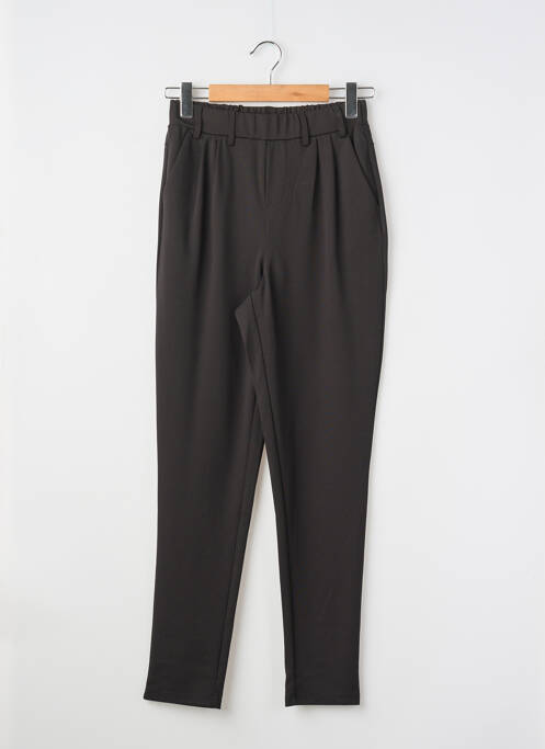 Pantalon drept țesătură poplin mărime normală negru KAFFE femme