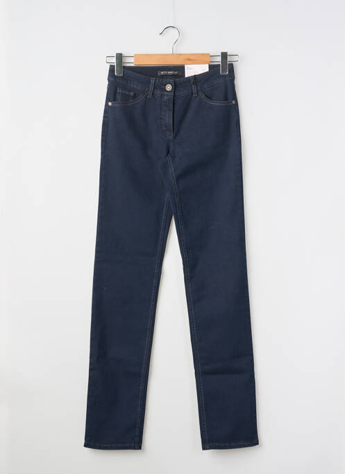 Blugi skinny țesătură brută talie înaltă albastru BETTY BARCLAY femme