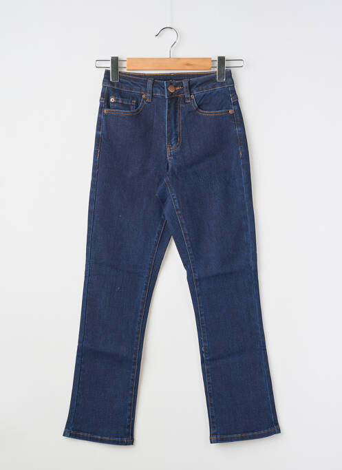 Blugi cu croială slim țesătură brută talie înaltă albastru KAFFE femme