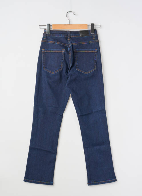 Blugi cu croială slim țesătură brută talie înaltă albastru KAFFE femme