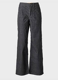 Pantalon evazat croială evazată gri KAFFE femeie