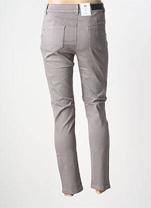Pantalon slim buzunare gri JULIE GUERLANDE femeie