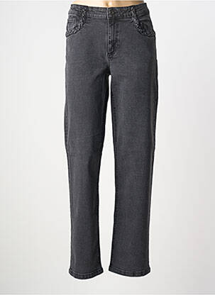 Blugi cu croială dreaptă buzunare gri ICHI femme