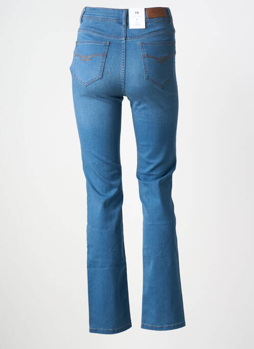 Blugi cu croială dreaptă talie înaltă talie înaltă albastru JULIE GUERLANDE femme