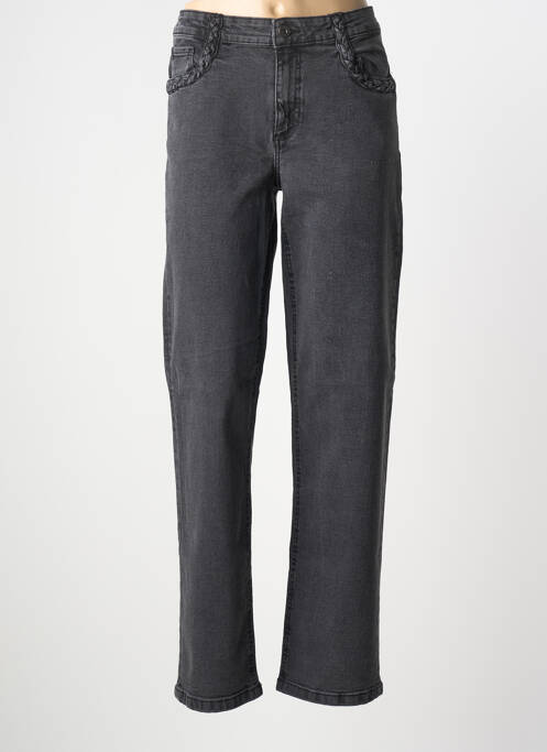Blugi cu croială dreaptă buzunare gri ICHI femme