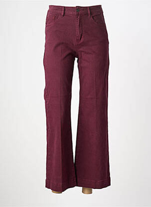 Blugi cu croială evazată talie înaltă talie înaltă violet ONADO femme