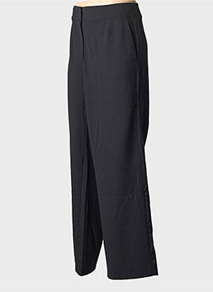 Pantalon drept talie cu cleme mărime normală negru BETTY BARCLAY femme