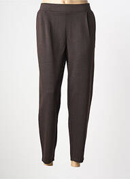 Pantalon drept elasticitate mărime normală maro ICHI femme