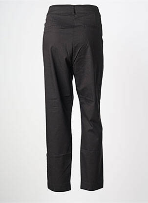 Pantalon 7/8 talie cu cleme mărime normală negru KAFFE femeie
