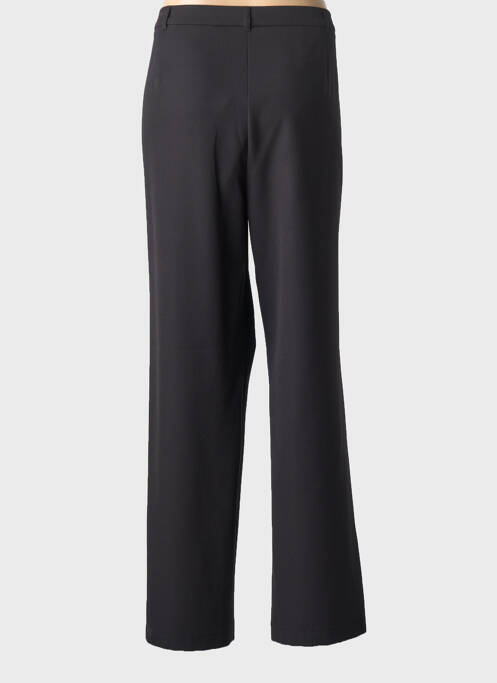 Pantalon drept talie cu cleme mărime normală negru TUZZI femme