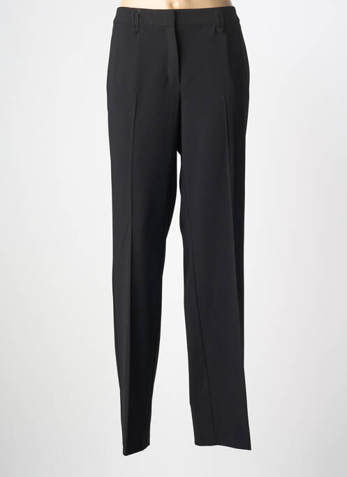 Pantalon chino talie cu cleme mărime normală negru BETTY BARCLAY femme