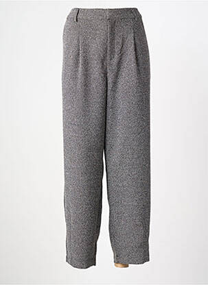 Pantalon 7/8 talie înaltă talie înaltă gri KAFFE femme