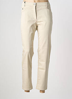 Pantalon 7/8 elasticitate mărime normală bej deschis BETTY BARCLAY femme