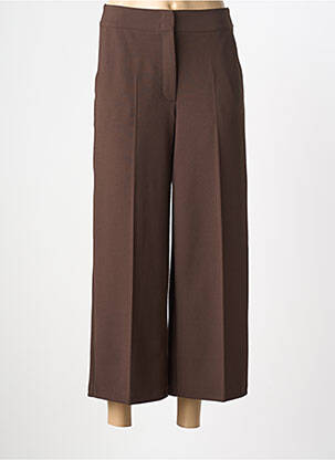 Pantalon 7/8 talie elastică mărime normală maro BETTY BARCLAY femeie